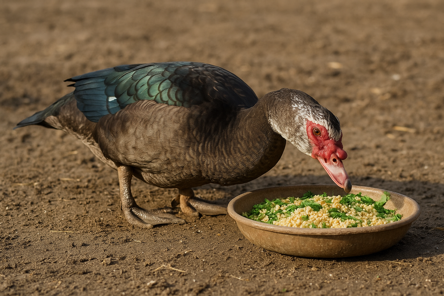 Nourrir un canard de Barbarie : que donner et que proscrire ?