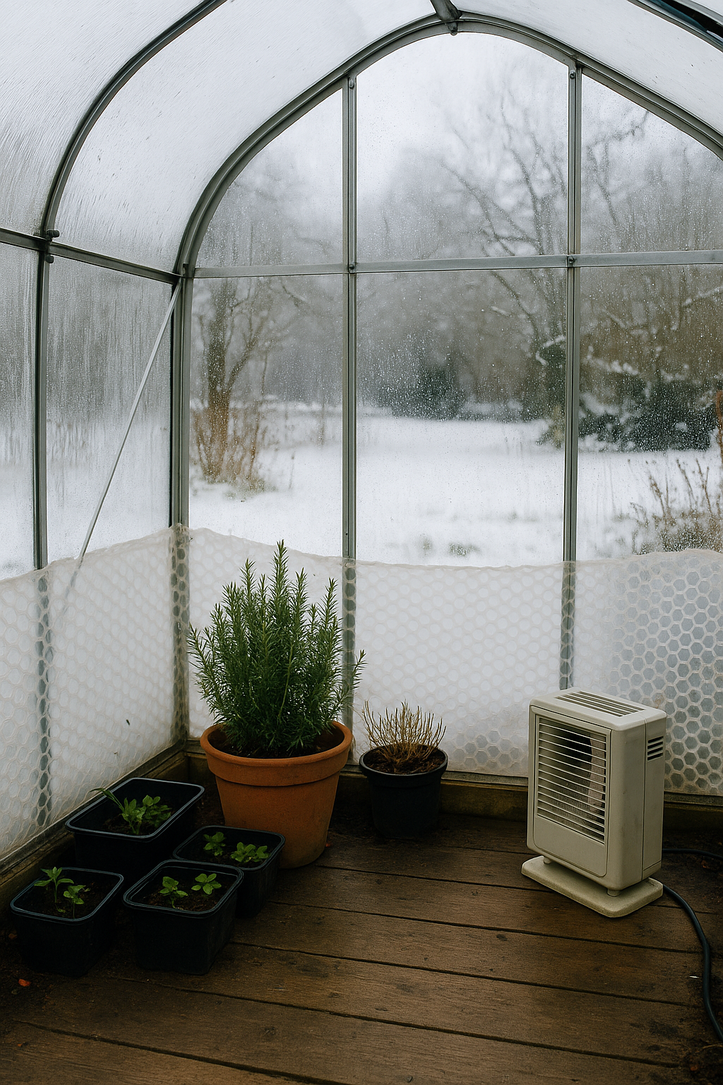 Comment isoler et chauffer efficacement une serre en hiver ?