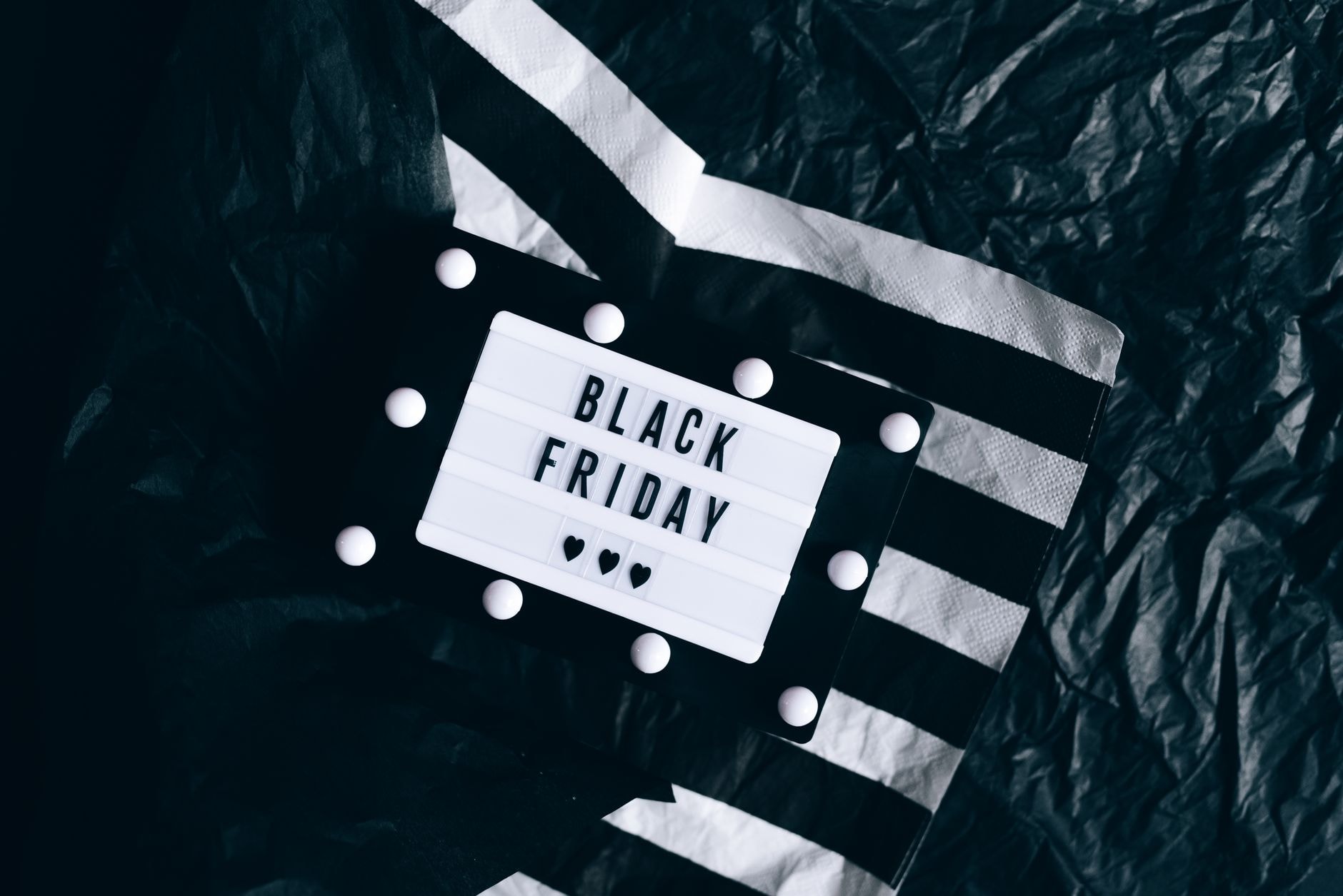 Panneau lumineux Black Friday