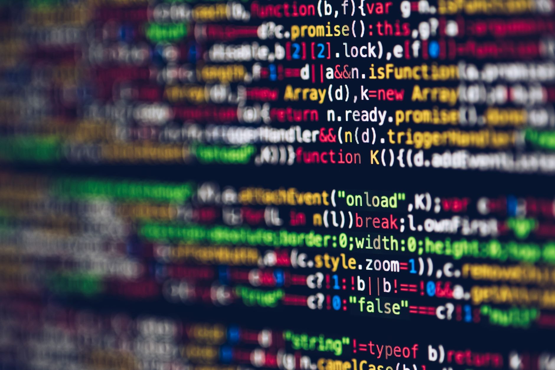 Code informatique affiché sur un écran