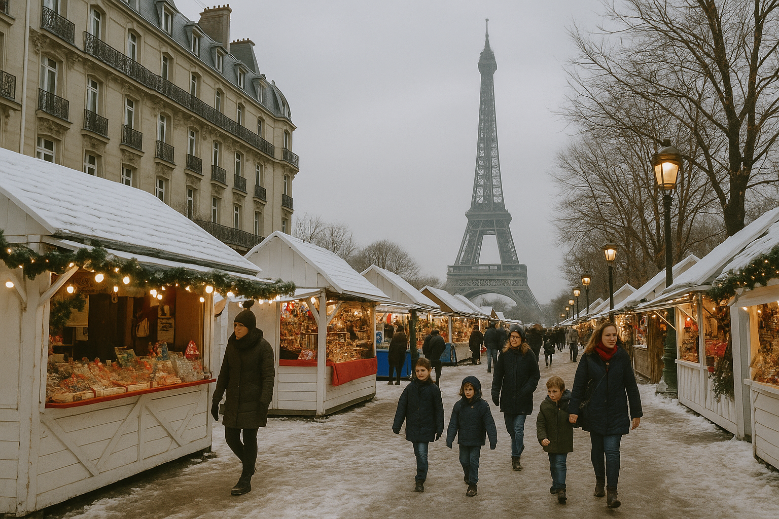 Paris en hiver : marchés, lumières et activités avec les enfants