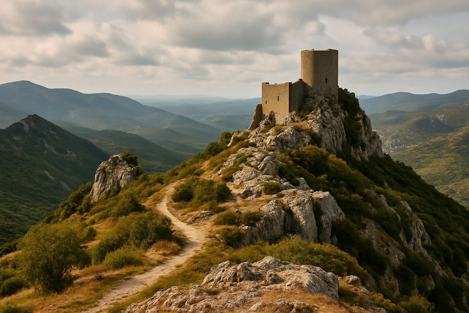 Itinéraire cathare : entre châteaux perchés, paysages épiques et assiettes bien garnies