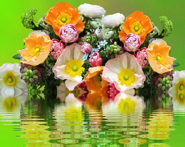 Faire une composition florale avec du fil aluminium
