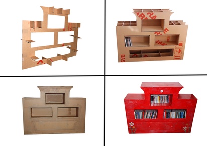 Fabriquer un meuble en carton