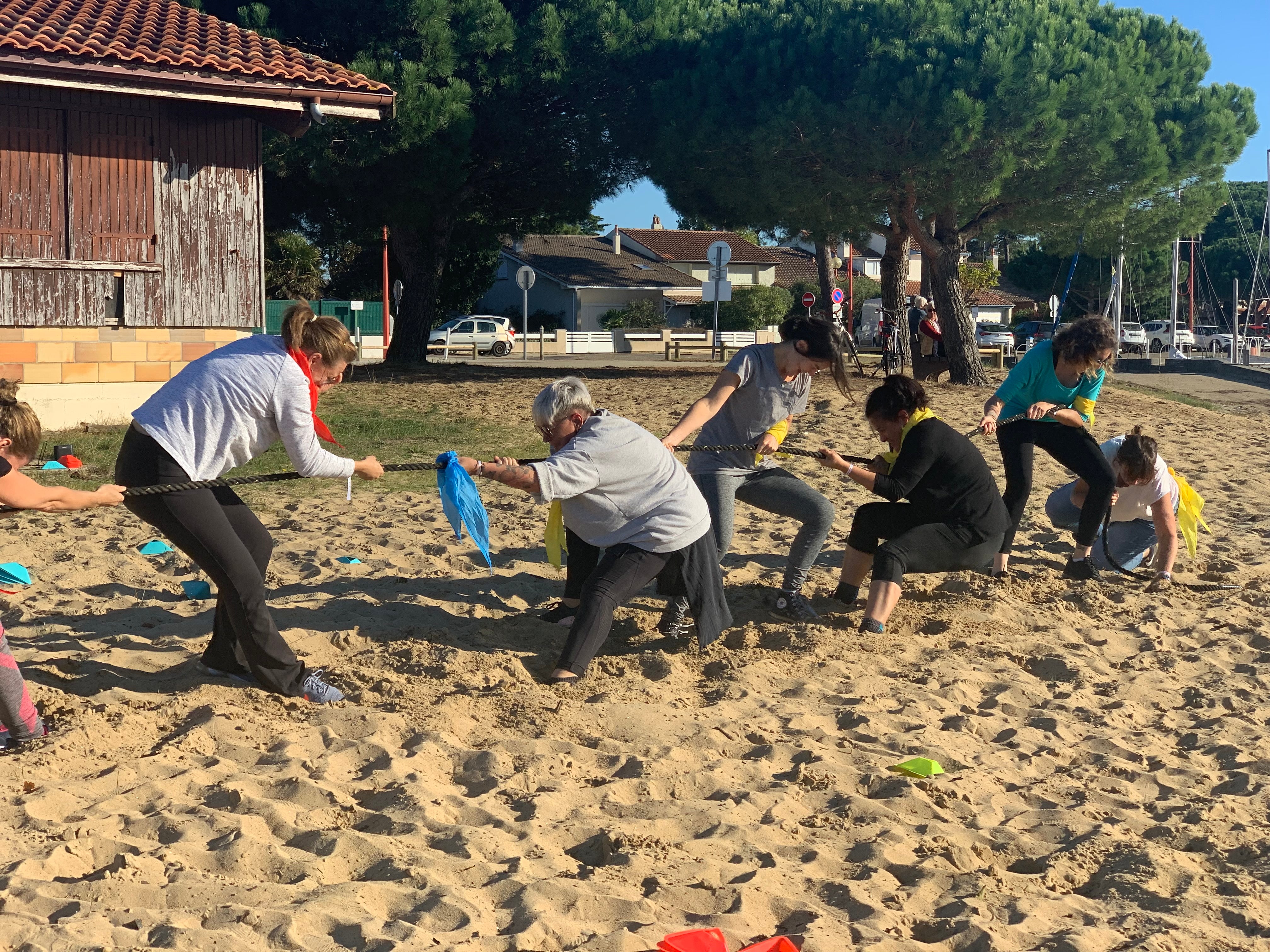 Épreuve de team building façon Koh-Lanta sur le Bassin d'Arcachon