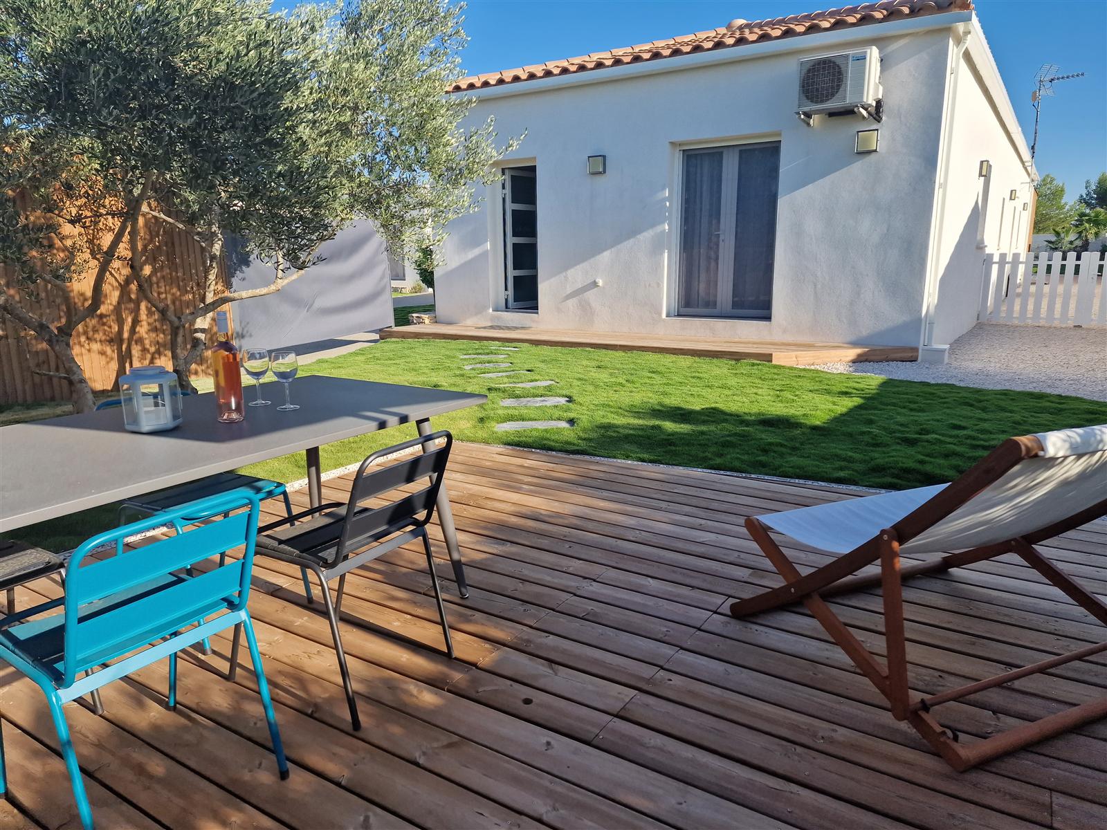 Jardin et terrasse de l’appartement