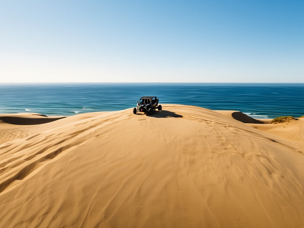 Raid SSV PremDrive dans les dunes face à l'océan, région d'Agadir