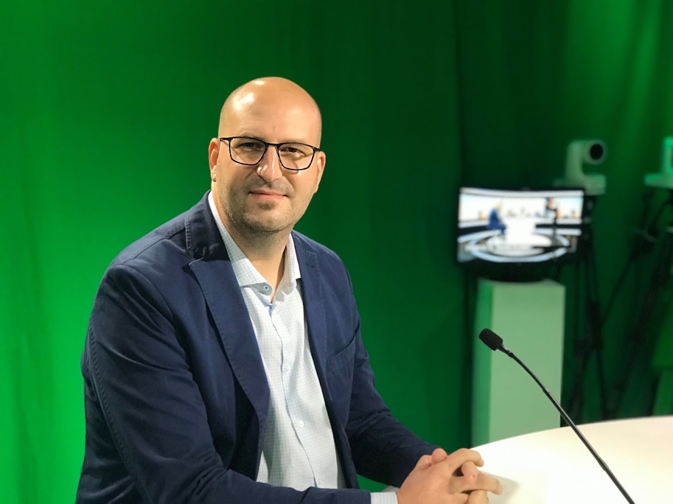 Nicolas Mercatili sur le plateau B Smart