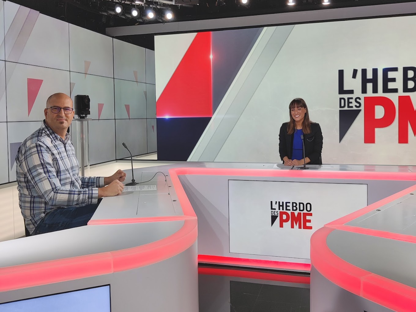 Nicolas Mercatili sur le plateau de BFM Business