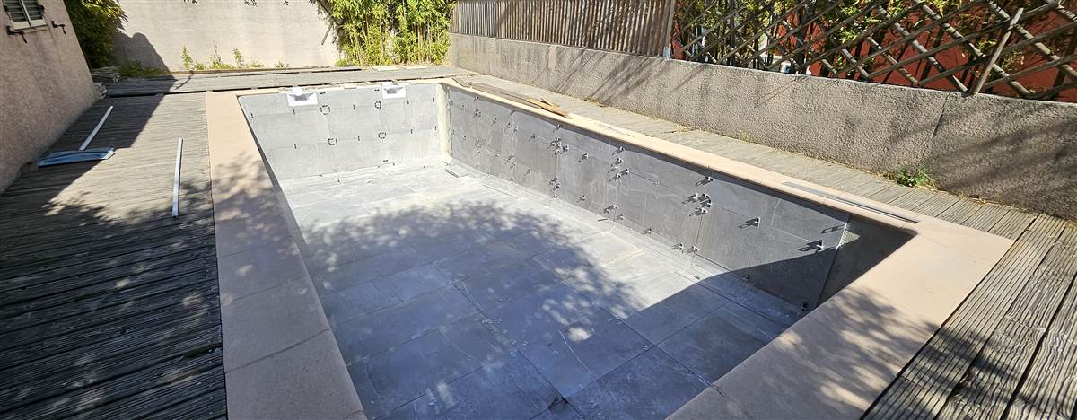 Rénovation de piscine à Pérols, étape 9
