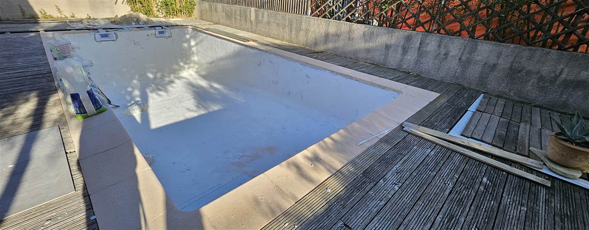 Rénovation de piscine à Pérols, étape 4