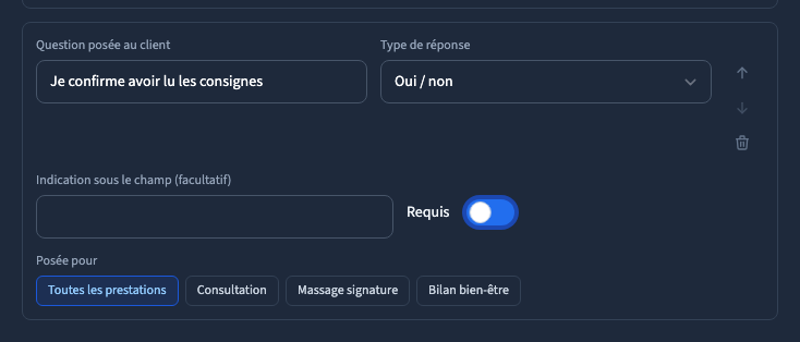Une confirmation requise