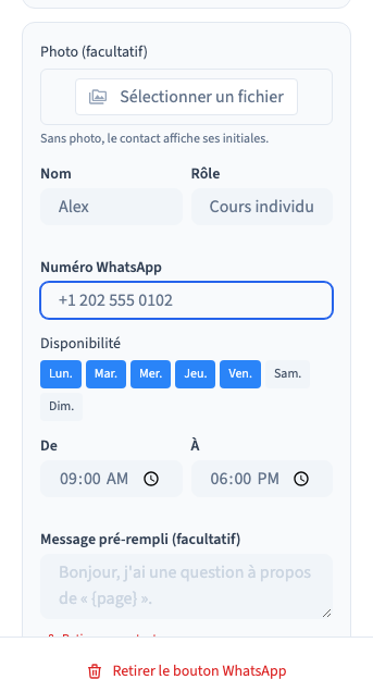 Capture de la zone utile.
