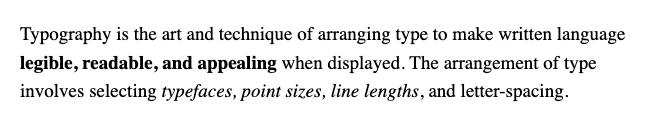 La taille de base est visible sur le paragraphe