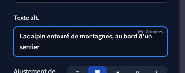 Une description utile accompagne l’image.