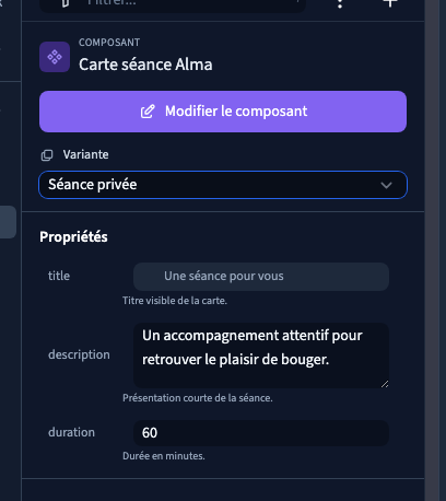 Chaque instance choisit sa propre variante.