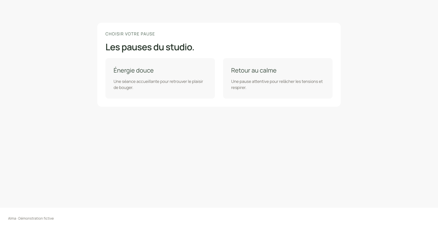 La section des pauses réellement atteinte.