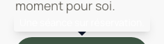 Le texte personnalisé réellement affiché.