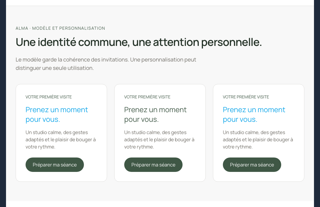 Une seule utilisation reçoit une couleur différente.