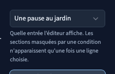 Les titres des fiches permettent de choisir un aperçu.