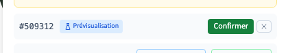 Confirmer cette ligne change la version utilisée en production.