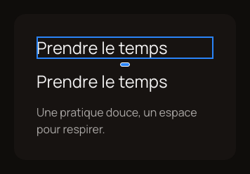 L’original et sa copie sont deux éléments distincts.