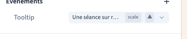 L’infobulle après enregistrement.