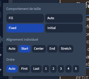 L’alignement individuel complète le comportement de taille