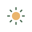 Le soleil conserve les couleurs prévues dans son fichier SVG.